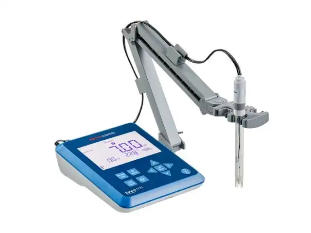 ตัวอย่าง pH Meter ตั้งโต๊ะพร้อมหัววัด