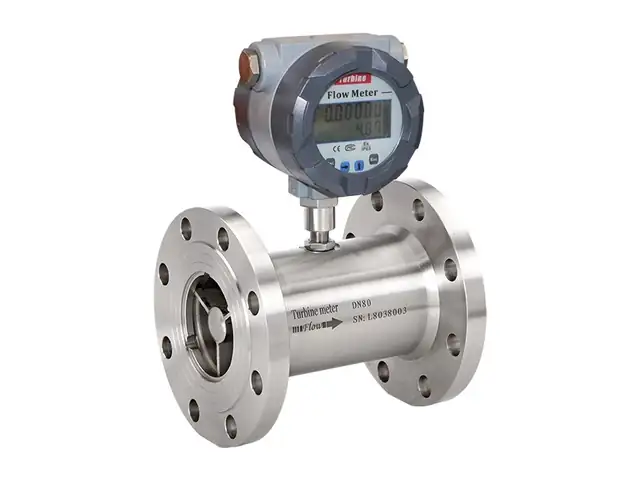 ภาพตัวอย่างเครื่องมือ: แบบกังหัน (Turbine Flow Meter)